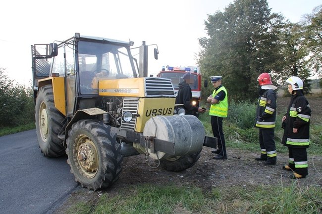 Groźny wypadek pod Pogorzelą - zdjęcia