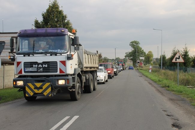 Paraliż na wylocie z miasta - zdjęcia