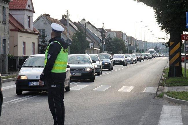 Paraliż na wylocie z miasta - zdjęcia