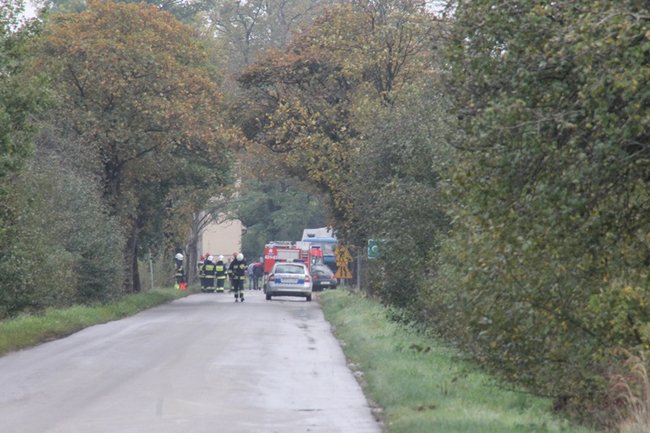 Wpadła w poślizg, uderzyła w drzewo