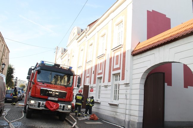 Pożar w ratuszu - zdjęcia