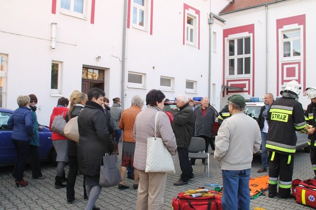Pożar w ratuszu - zdjęcia