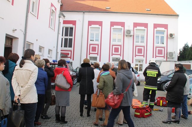 Pożar w ratuszu - zdjęcia