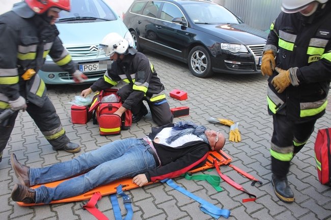 Pożar w ratuszu - zdjęcia