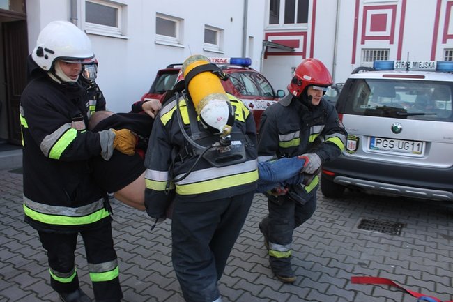 Pożar w ratuszu - zdjęcia