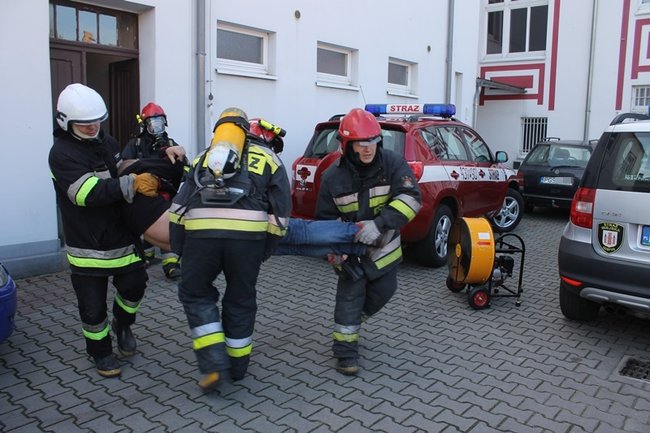 Pożar w ratuszu - zdjęcia