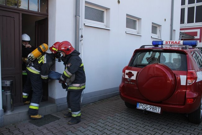 Pożar w ratuszu - zdjęcia
