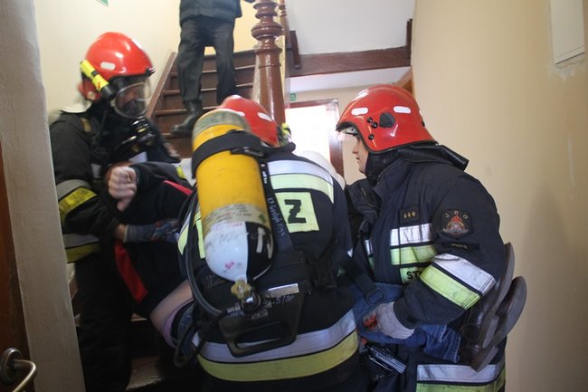 Pożar w ratuszu - zdjęcia