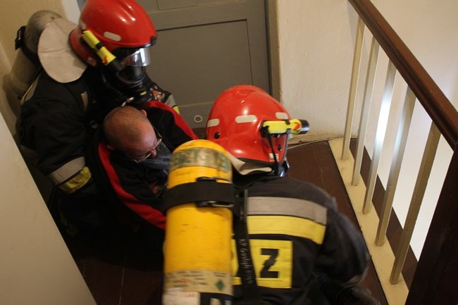 Pożar w ratuszu - zdjęcia