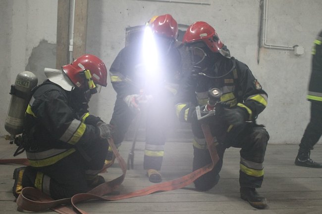 Pożar w ratuszu - zdjęcia