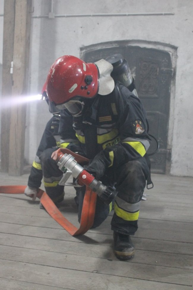 Pożar w ratuszu - zdjęcia