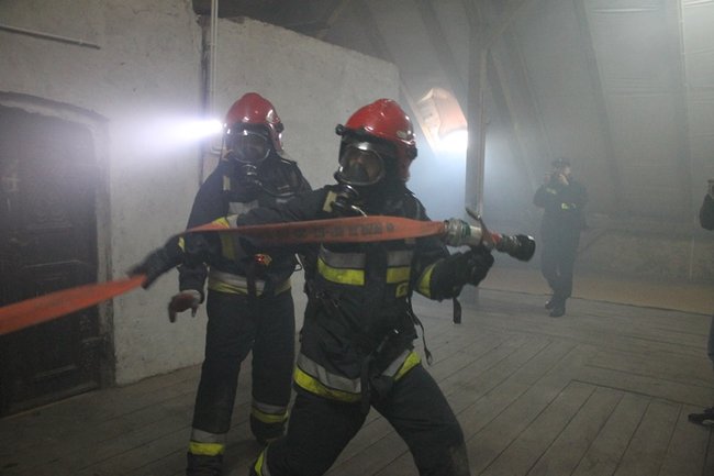 Pożar w ratuszu - zdjęcia