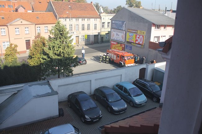 Pożar w ratuszu - zdjęcia