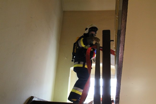 Pożar w ratuszu - zdjęcia