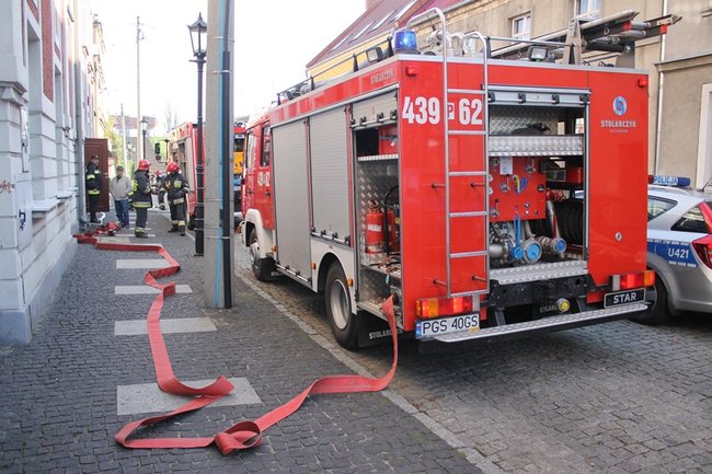 Pożar w ratuszu - zdjęcia