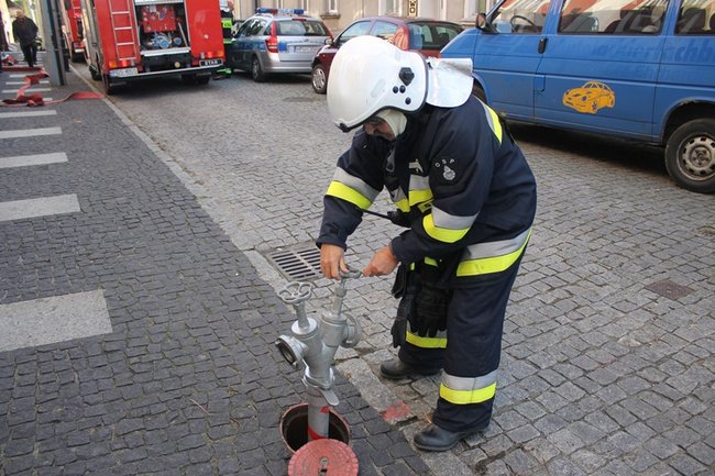 Pożar w ratuszu - zdjęcia