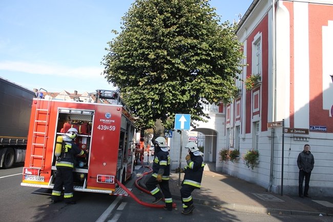 Pożar w ratuszu - zdjęcia
