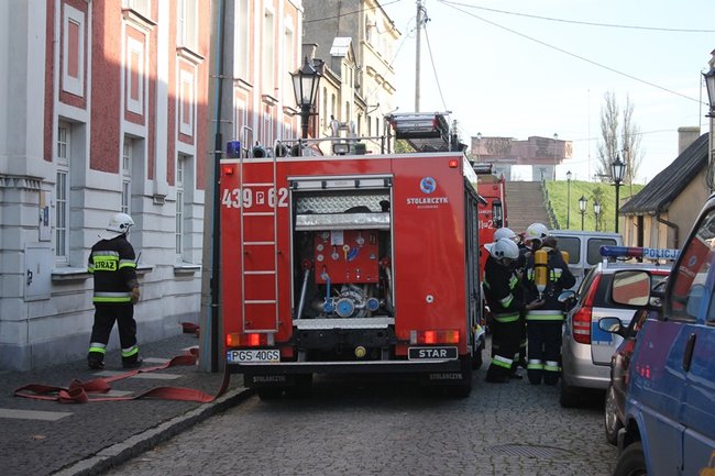 Pożar w ratuszu - zdjęcia