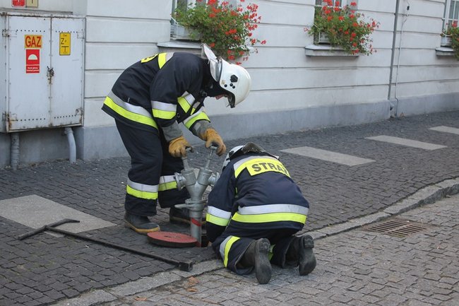 Pożar w ratuszu - zdjęcia