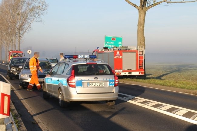 Zderzyły się cztery auta - zdjęcia