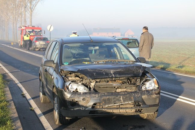 Zderzyły się cztery auta - zdjęcia