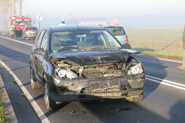 Zderzyły się cztery auta - zdjęcia