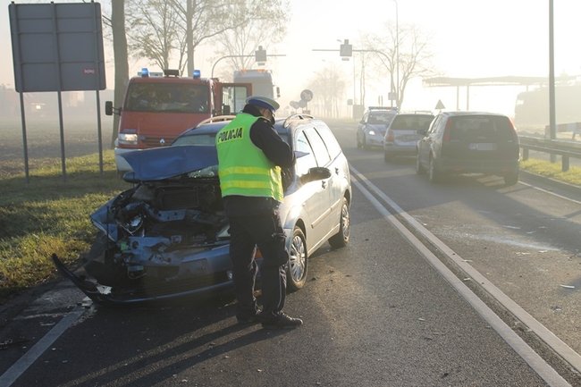 Zderzyły się cztery auta - zdjęcia