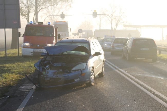 Zderzyły się cztery auta - zdjęcia