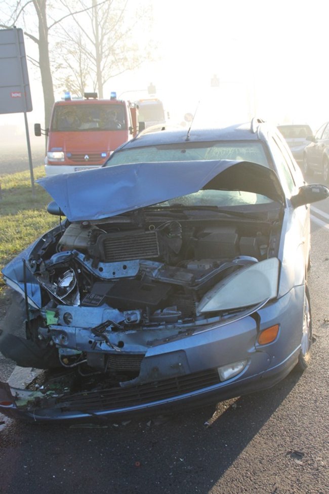 Zderzyły się cztery auta - zdjęcia