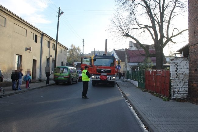 Pożar w centrum Gostynia - zdjęcia