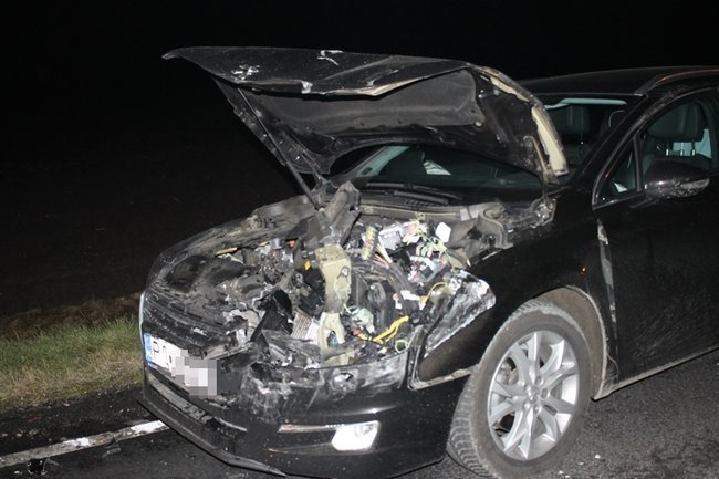 Nie zdołał wyhamować - zdjęcia