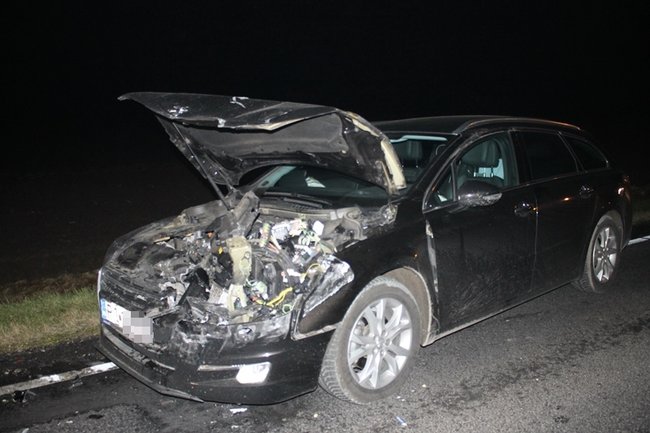 Nie zdołał wyhamować - zdjęcia