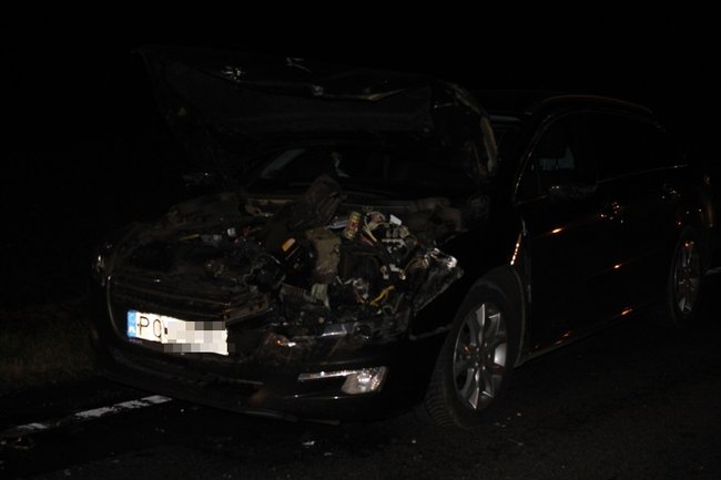 Nie zdołał wyhamować - zdjęcia