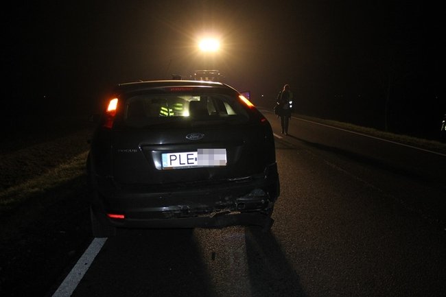 Nie zdołał wyhamować - zdjęcia