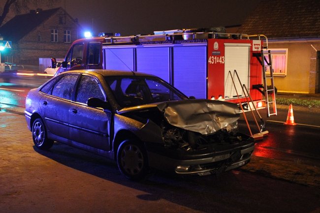 Nie zdołał wyhamować - zdjęcia