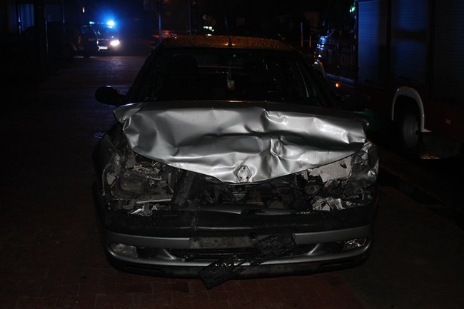 Nie zdołał wyhamować - zdjęcia