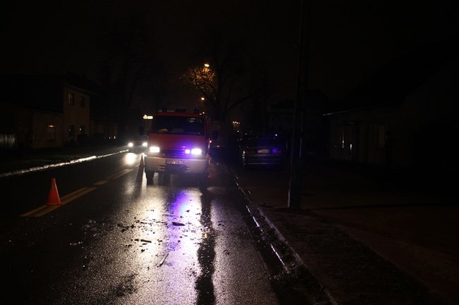 Nie zdołał wyhamować - zdjęcia