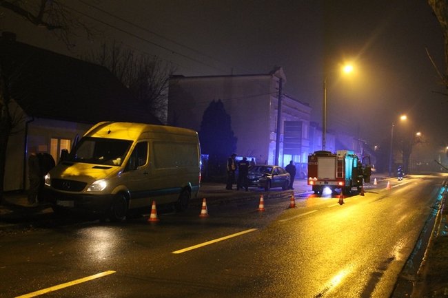 Nie zdołał wyhamować - zdjęcia