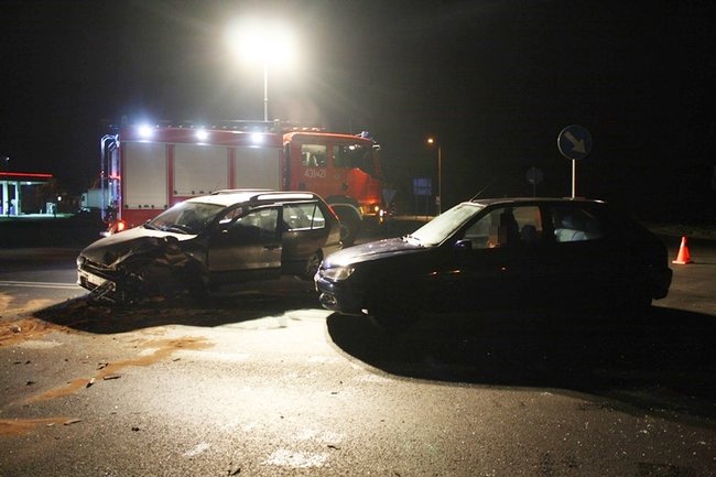 Zderzyły się trzy samochody - zdjęcia