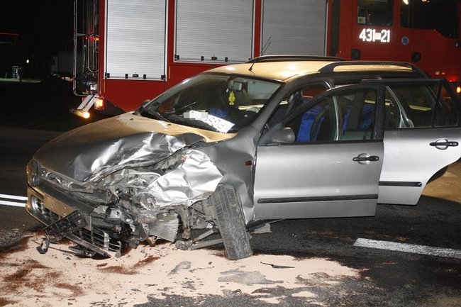 Zderzyły się trzy samochody - zdjęcia