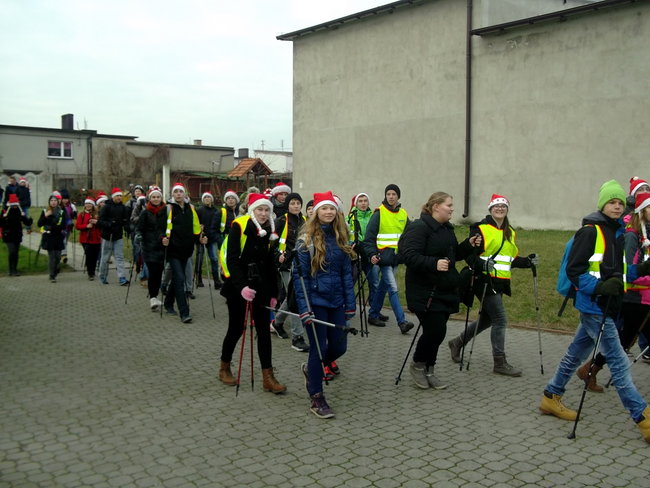Mikołajkowy Nordic Walking - zdjęcia