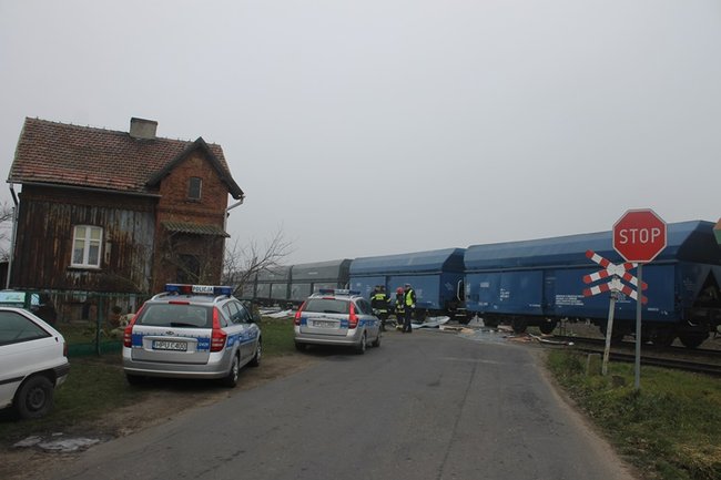 Twierdzi, że nie widział pociągu - zdjęcia