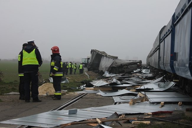 Twierdzi, że nie widział pociągu - zdjęcia