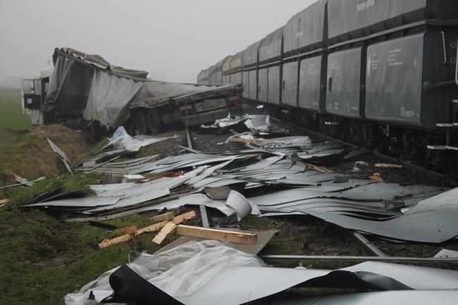 Twierdzi, że nie widział pociągu - zdjęcia