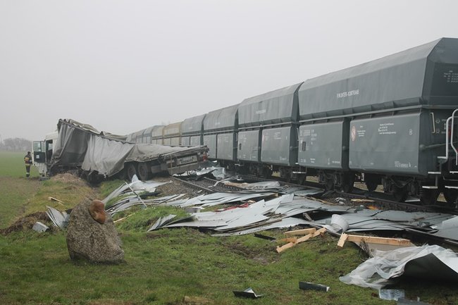 Twierdzi, że nie widział pociągu - zdjęcia