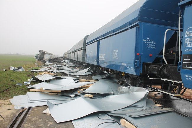 Twierdzi, że nie widział pociągu - zdjęcia