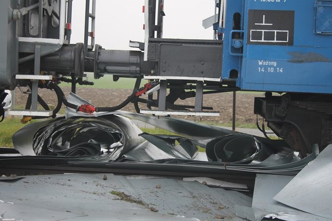 Twierdzi, że nie widział pociągu - zdjęcia