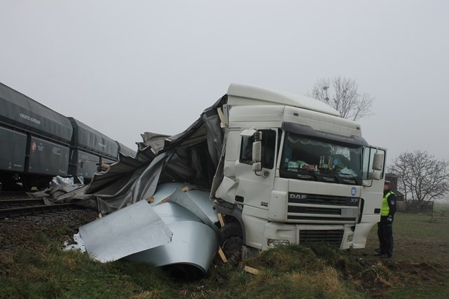 Twierdzi, że nie widział pociągu - zdjęcia