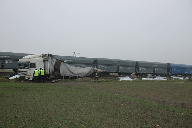 Twierdzi, że nie widział pociągu - zdjęcia