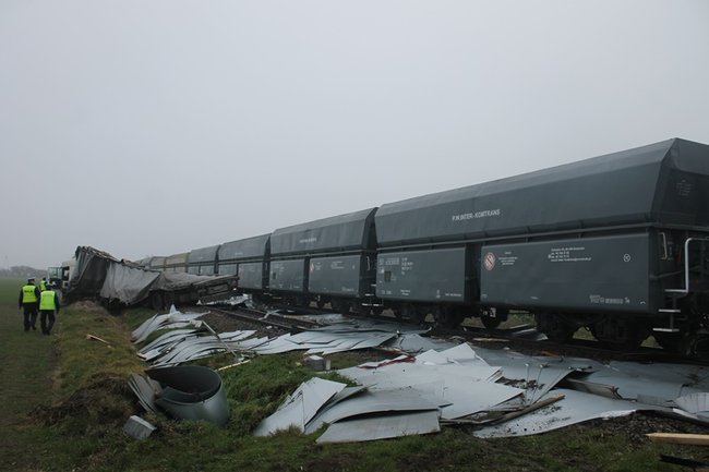 Twierdzi, że nie widział pociągu - zdjęcia